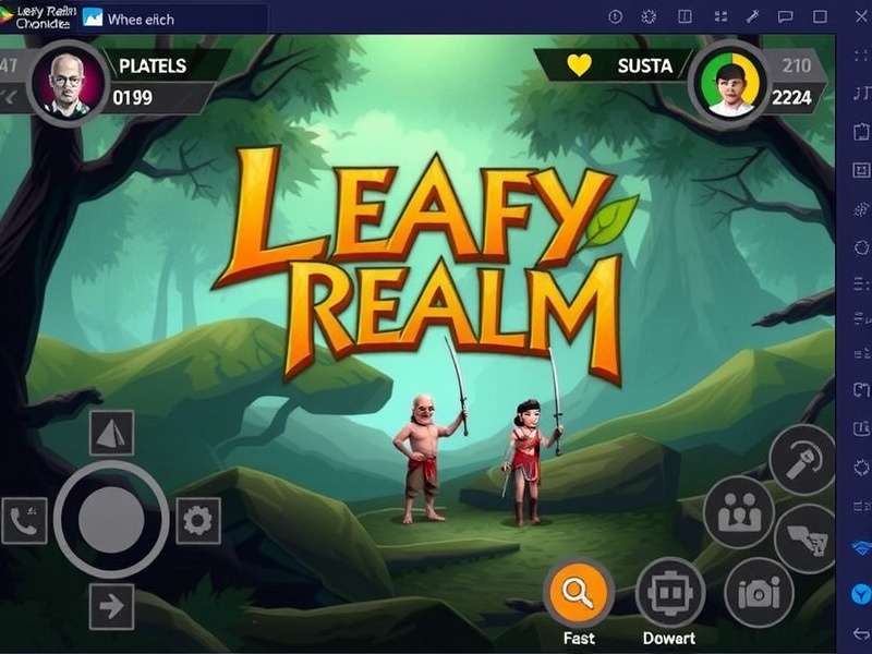 Leafy Realm Chronicles Game Cover - Indian Jungle Adventure